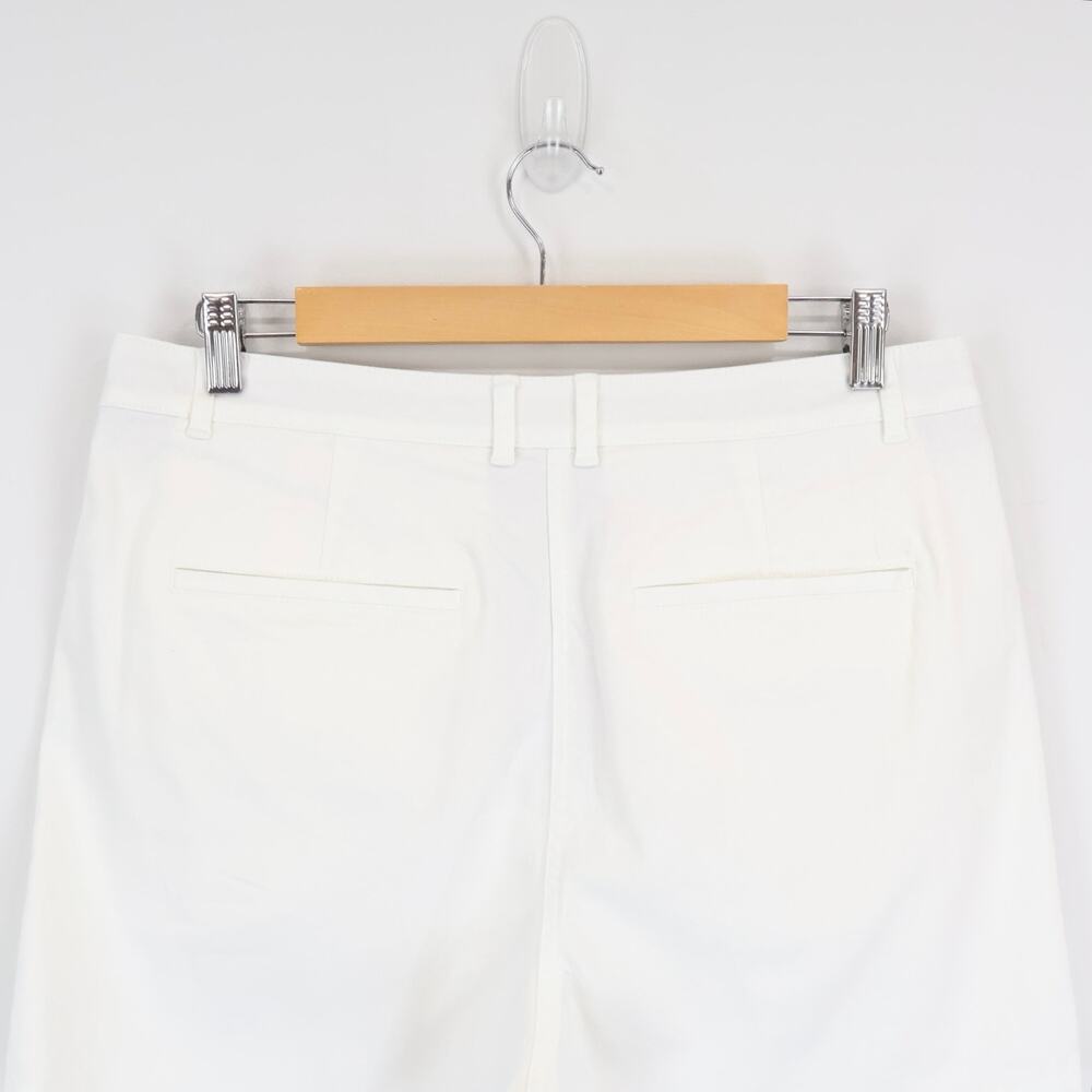 NWT J.Crew Women's 4" Heritage Classic Chino Short White Size 8 - Picture 6 of 9